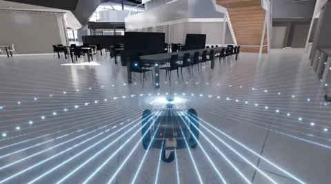 Ceiling Vision SLAM: A Game-Changing Approach to Indoor Robot Navigation